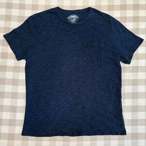 Men's Blue Indigo T-Shirt by J-Crew Wallace & Barnes